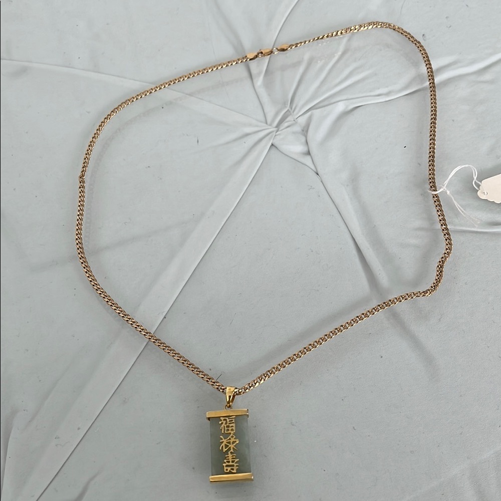 COPY - Gold plated Pendant Necklace 925 silver